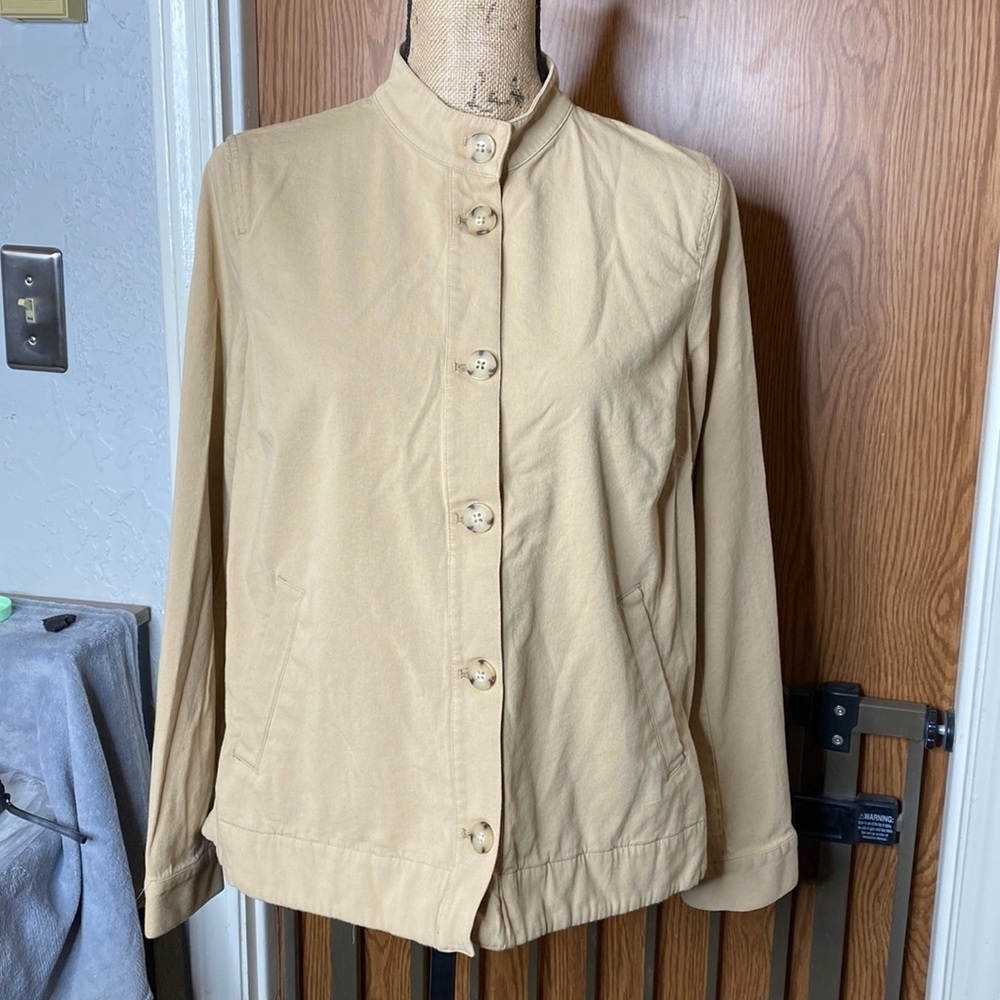 J. Jill Khaki Jacket Size S